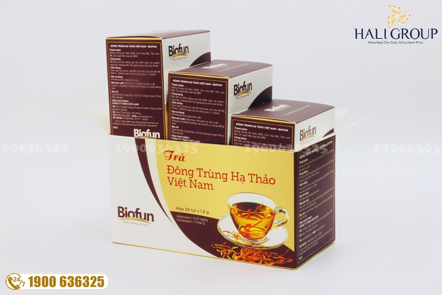 Trà Biofun Đông Trùng Hạ Thảo - thực phẩm tuyệt vời cho người có sở thích uống trà